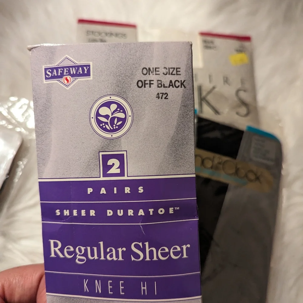 Set of 5‎ vintage knee highs
